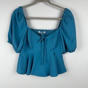 lola & grace Top peplum Blue Fairy Raglan Princess